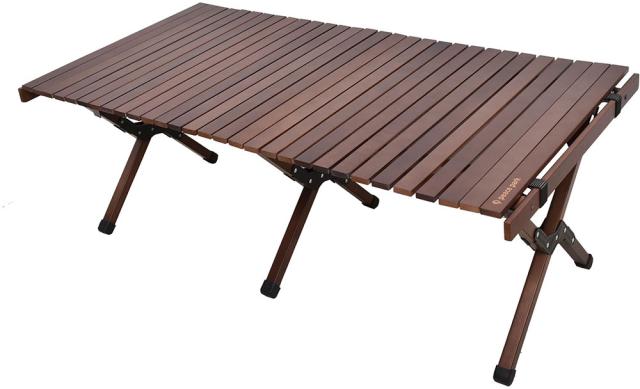 ピースパーク peace park アウトドア フォールディングウッドテーブル ラージ  PP0231BR