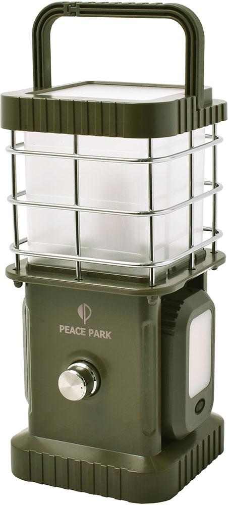 ピースパーク peace park アウトドア スピーカー&ライト付き ワイルドランプ  PP0360KH