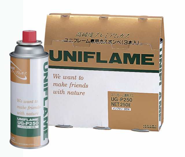 ユニフレーム UNIFLAME アウトドア プレミアムガス 3本 650042