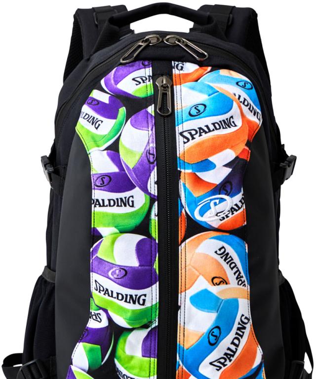 スポルディング(SPALDING) バレーボール バッグパック ケイジャー 40-007VBP バレーボール プリント 35×57×32cm ケイジャー バレーボール プリント 40-007VBP | 正規品 SPALDING