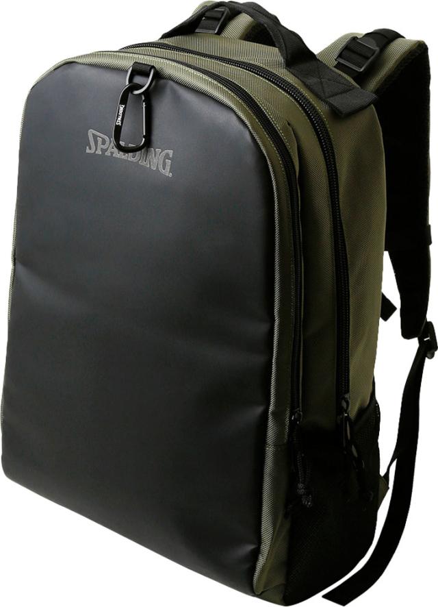スポルディング SPALDING バスケット ヴァースボックス カーキ×ブラック 50-012KH バックパック デイリーユース 通勤 仕事 ノートパソコン PCスリーブ スーツケース 耐水圧 防水  50012KH