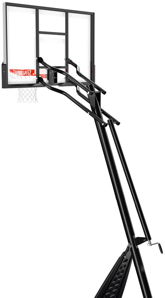 スポルディング SPALDING バスケット 【メーカー直送品】 54インチ プラチナム TFポータブル ゴール ポータブル バスケットボール バスケットゴール 庭 自宅練習 シュート練習 ストリート  6C1564JP