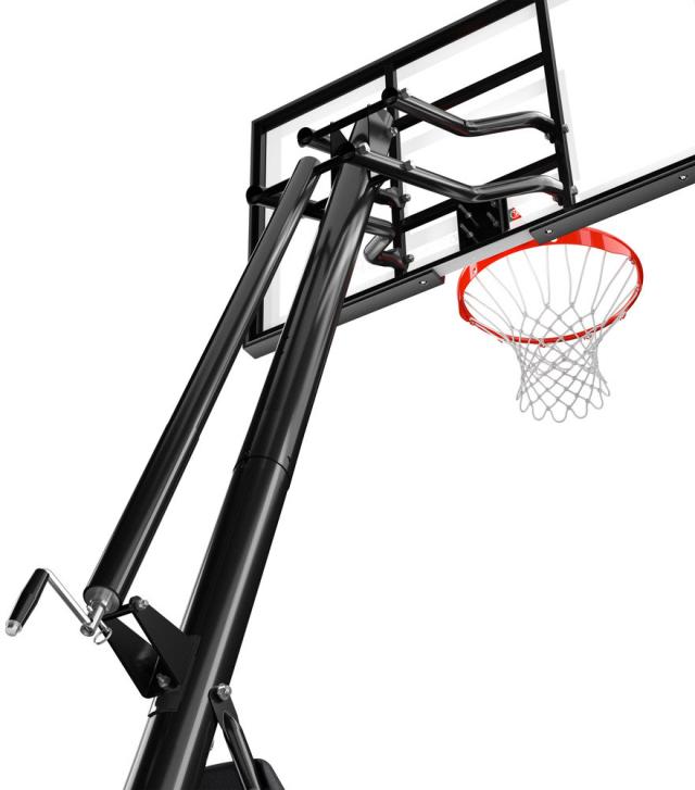 スポルディング SPALDING バスケット 【メーカー直送品】 54インチ プラチナム TFポータブル ゴール ポータブル バスケットボール バスケットゴール 庭 自宅練習 シュート練習 ストリート  6C1564JP