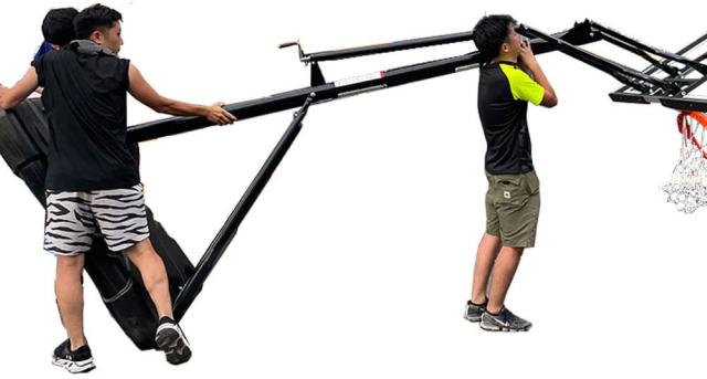 スポルディング SPALDING バスケット 【メーカー直送品】 54インチ プラチナム TFポータブル ゴール ポータブル バスケットボール バスケットゴール 庭 自宅練習 シュート練習 ストリート  6C1564JP