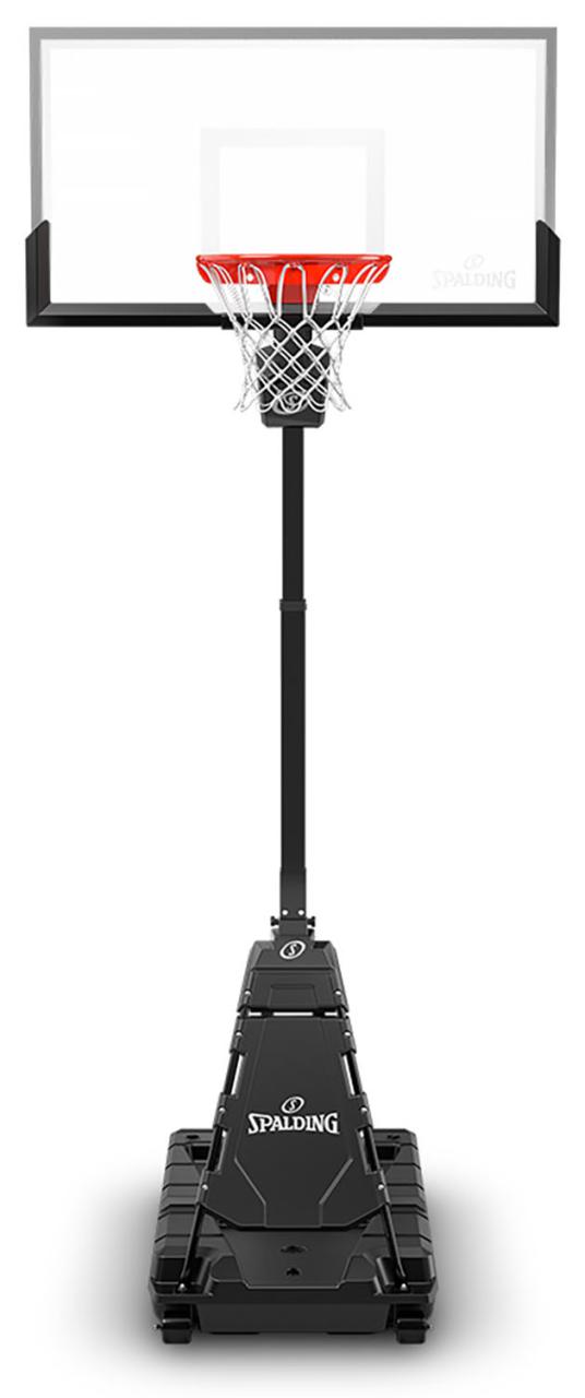 スポルディング SPALDING バスケット 【メーカー直送品】 54インチ モーメンタス EZ アッセンブリー アクリルポータブル クリアビュー バスケットゴール 組み立て式 30分 ストリート ゴール  6E2010JPの通販は 158,400円