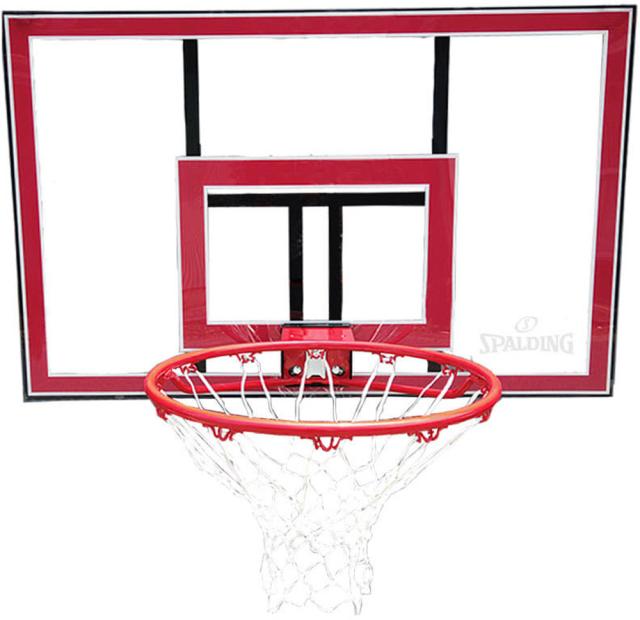 スポルディング SPALDING バスケット 【メーカー直送品】 44インチ ポリカーボネイトコンボ バスケットボール ゴール バスケットゴール バスケットボールリング バスケ 屋根設置 ポール設置 屋外  791351CN