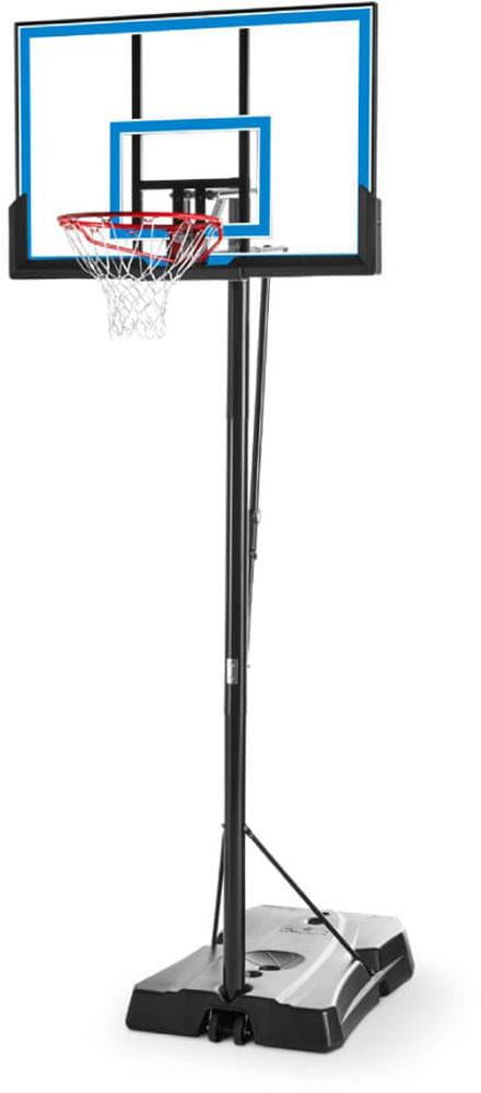 スポルディング SPALDING バスケット 【メーカー直送品】 48インチ ゲームタイムシリーズ ゴール 48インチ エグザクトハイト ポリカーボネイト ポータブル バスケットボール バスケットゴール  7A1655CN