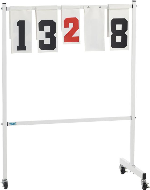 サンワタイイク 三和体育 【メーカー直送品】 移動式得点板 3輪仕様  S1104の通販は 35,640円