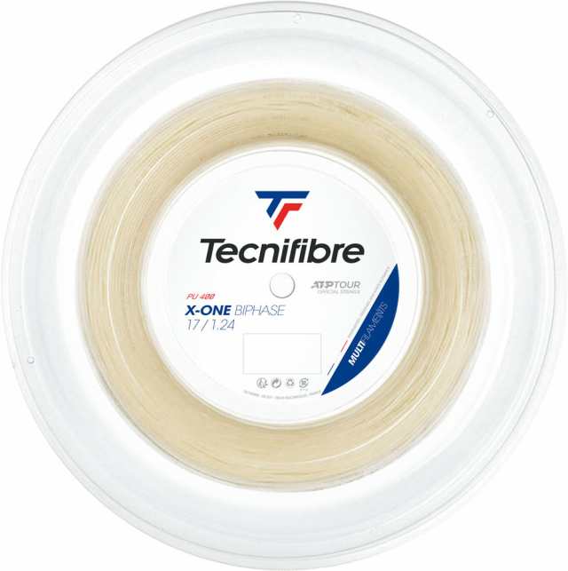 Tecnifibre テクニファイバー テニス 硬式テニスガット X−ONE BIPHASE ナチュラル 1．24 200m 01RXO124XN