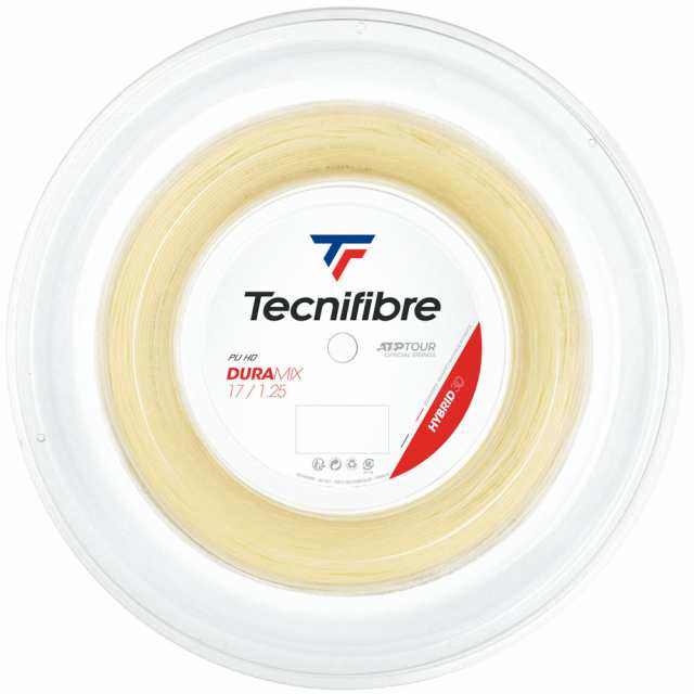 Tecnifibre テクニファイバー テニス 硬式テニスガット BOB 200M DURAMIX HD 1.25 BLACK 02RDU125XN