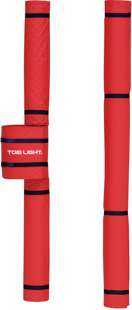トーエイライト TOEI LIGHT バレーボール  【メーカー直送品】 バレーポールカバーFV 赤 バレー 支柱 ネット巻 体育館 体育館備品 バレー用品 中学 高校 部活 バレーネット 3分割  B2049R