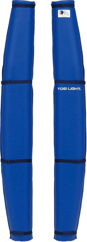 トーエイライト TOEI LIGHT バレーボール  【メーカー直送品】 バレーポールカバーR型DX 青 バレー 支柱 ネット巻 体育館 体育館備品 バレー用品 中学 高校 部活 バレーネット ハーフオープン  B2250B