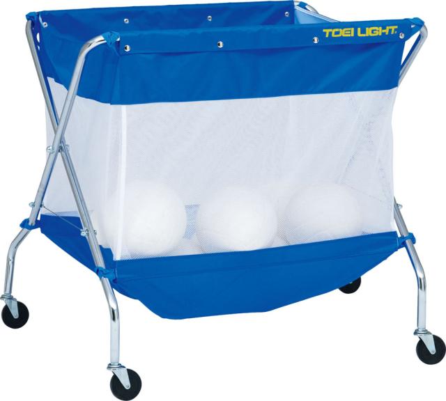 トーエイライト TOEI LIGHT 【メーカー直送品】 折りたたみボールカゴ 折り畳み コンパクト ワンタッチ 大容量 ボールカゴ サーブだし テニスボール ソフトボール 練習  B2853