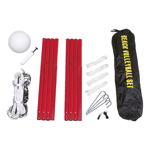 トーエイライト TOEI LIGHT ビーチバレーレジャータイプ セット 非競技用 ネット ポール ボール 簡単設置 学校 球技 ゲーム チーム レクリエーション イベント  B3034