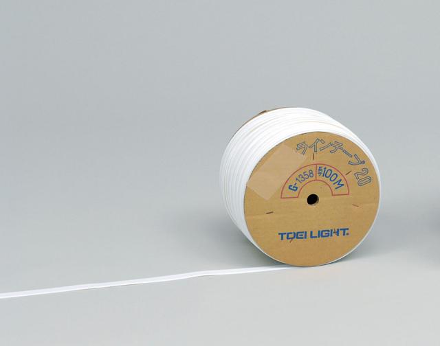 トーエイライト TOEI LIGHT トラック用ラインテープ ラインテープPE20/100 ラインテープ 陸上 トラック トラック競技 短距離 中長距離 長距離 部活 持久走 体育 学校 G1358_1