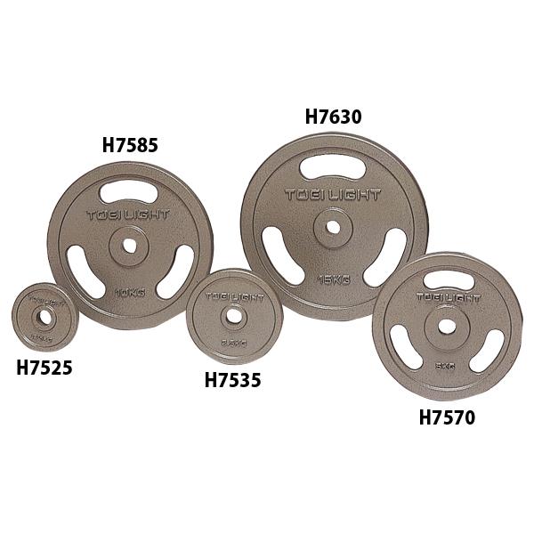 トーエイライト TOEI LIGHT プレートST10kg シルバー ボディーケア バーベルプレート ウエイトトレーニング 陸上 ダンベル 基礎トレーニング 筋トレ 筋力トレーニング  H7585