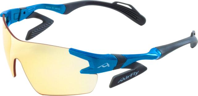 エアフライ Airfly スポーツサングラス AF-301 C-35 ES50 e-Sports ブルーライトカット 熱中症対策 反射防止コート 紫外線透過率0.1 デスクワーク  AF301C3550