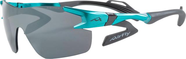 エアフライ Airfly エアフライ Airfly 鼻パッドがないスポーツサングラス AF-302 C-32SP エメラルドグリーン UVカット率99以上 熱中症対策 ランニング  AF302C32SP