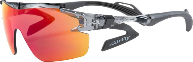 エアフライ Airfly エアフライ Airfly 鼻パッドがないスポーツサングラス AF-302 C-34SP クリアーアッシュ UVカット率99以上 熱中症対策 ゴルフ ランニング  AF302C34SP