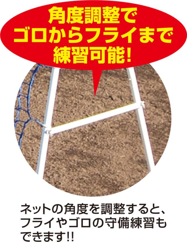 ユニックス UNIX リバウンドネット 壁当て 野球用品 トレーニング 自主練 自主トレ 自宅 ネット ピッチング練習 守備練習 リバウンド 角度調整 ゴロ フライ 捕球練習 BX8674
