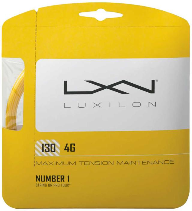 ウイルソン Wilson テニス ルキシロン フォージー 130 ゴールド LUXILON 4G 130 単張 モノフィラメント ストリング ガット 硬式 ラケット 部活 トレーニング 試合  WRZ997112