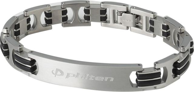 ファイテン Phiten ハードコートチタンブレス メタックス ワイド L