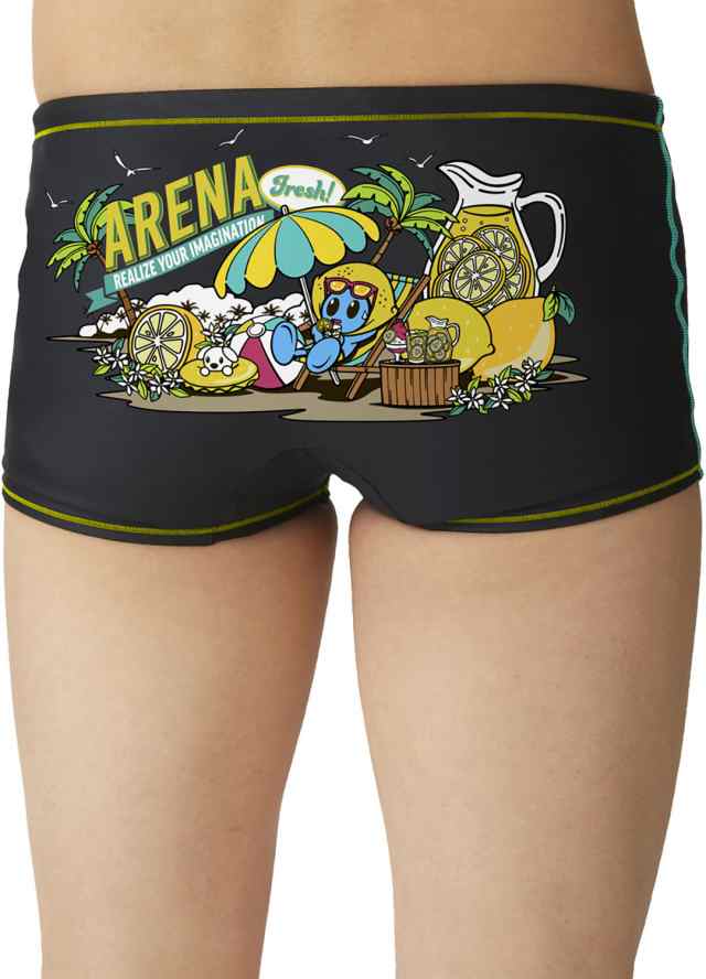 ARENA アリーナ スイミング トレーニングスパッツ ショートレッグ メンズ ECOタフ 股下3cm 水着 スイムウェア 水泳 プール 水中ウォーキング エクササイズ ジム トレーニング 男子 AS4FWM09Mの通販は