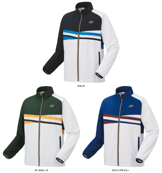 ヨネックス YONEX テニス ユニ裏地付ウィンドウォーマーシャツ フィットスタイル アウター トレーニング 防寒 チーム 部活 練習 ヒートカプセル 制電 反射 撥水 メンズ レディース  70101の通販は