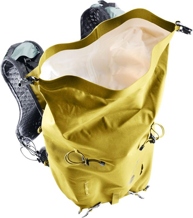 deuter イエロー ロールトップリュック