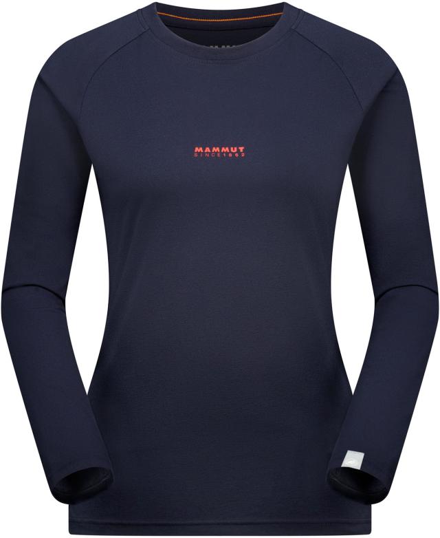 マムート MAMMUT アウトドア QD ロゴ プリント ロングスリーブ Tシャツ アジアンフィット レディース 女性 ウィメンズ 長袖Tシャツ 伸縮性 お出かけ 旅行 1016-01040  101601040_17