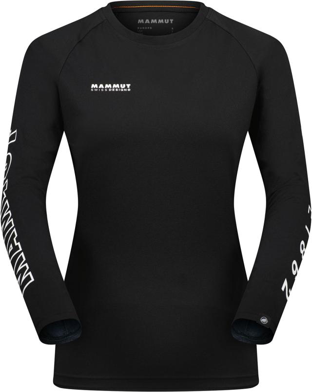 マムート MAMMUT アウトドア QD ロゴ プリント ロングスリーブ Tシャツ アジアンフィット レディース 女性 ウィメンズ 長袖Tシャツ 伸縮性 お出かけ 旅行 1016-01040  101601040_2