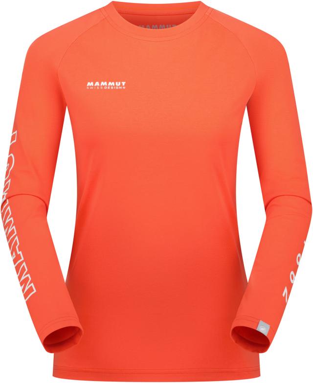 マムート MAMMUT アウトドア QD ロゴ プリント ロングスリーブ Tシャツ アジアンフィット レディース 女性 ウィメンズ 長袖Tシャツ 伸縮性 お出かけ 旅行 1016-01040  101601040_6