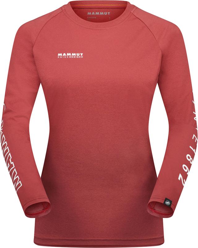マムート MAMMUT アウトドア QD ロゴ プリント ロングスリーブ Tシャツ アジアンフィット レディース 女性 ウィメンズ 長袖Tシャツ 伸縮性 お出かけ 旅行 1016-01040  101601040_7