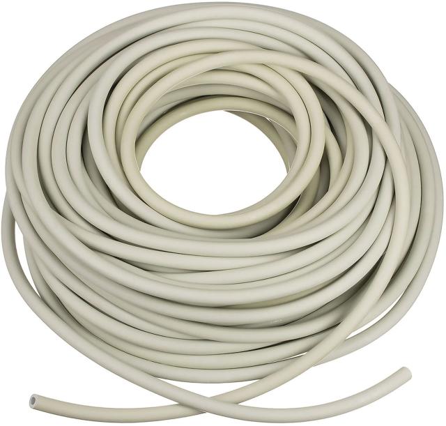 ディーアンドエム D&M セラバンド THERABAND セラチューブ 30.4m 強度レベル+4 シルバー トレーニングチューブ トレーニング 筋トレ ストレッチ リハビリ ダイエット  TT16