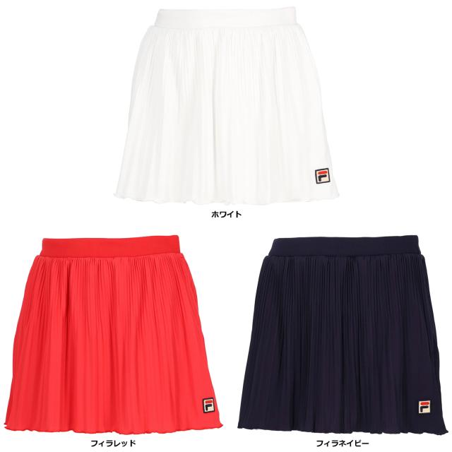 フィラ FILA テニス スコート レディース ウェア テニスウェア エンボスドットメッシュ バックホールメッシュ アクアツイストエアーストライプ 吸湿 速乾 ステインガード 軽量  VL2939 7,541円