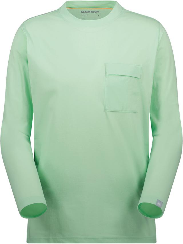 マムート MAMMUT アウトドア アーバン QD ロングスリーブ Tシャツ アジアンフィット メンズ 男性 長袖Tシャツ 速乾性 軽量 伸縮性 胸ポケット ハイキング 旅行 1016-01460  101601460