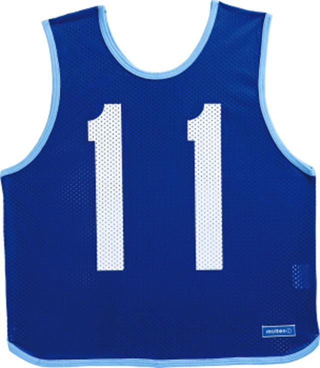 モルテン Molten ゲームベスト ジュニア 青 10枚組 11〜20 ブルー 番号 数字 ビブス 体育祭 リレー 陸上 クラス対抗 運動会 体育備品 クラス分け 陸上競技 GB0212Bの通販は