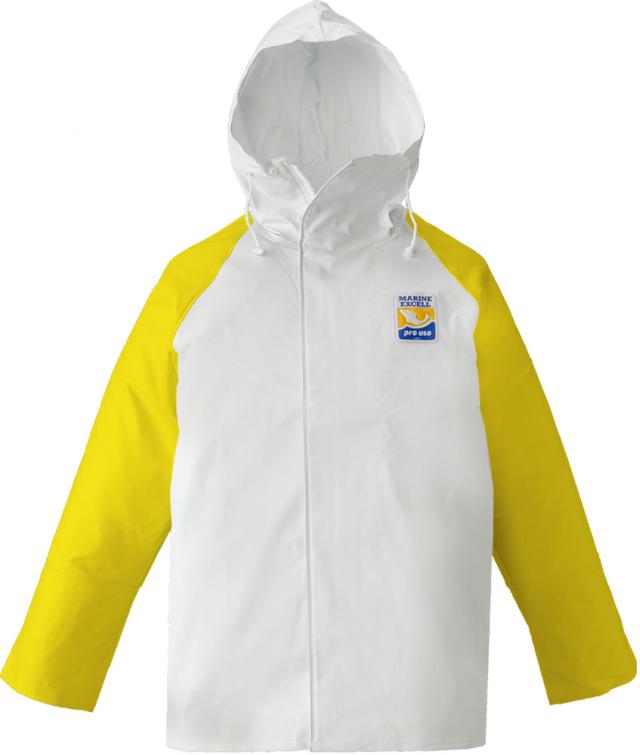ロゴス LOGOS アウトドア マリンエクセル LADIES パーカー イエロー S レディース レイン ジャケット 湾岸作業 養殖業 水産加工業 アウター コート レインコート レインウェア 防水  12370524