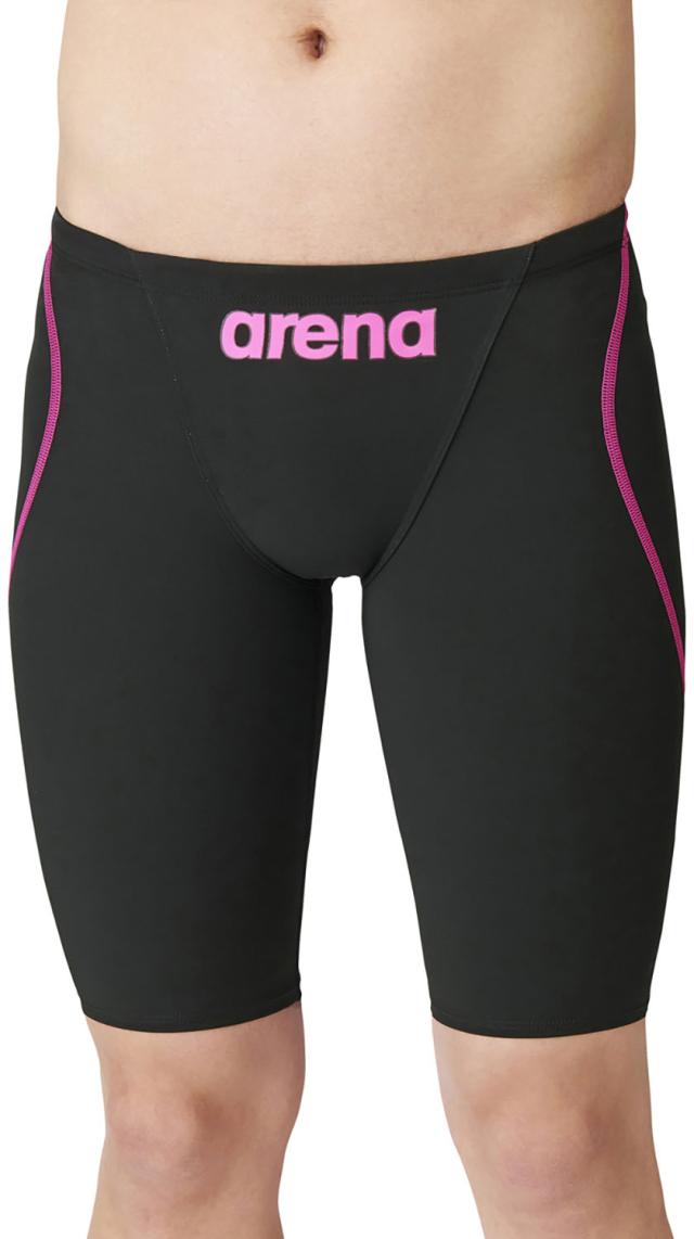 アリーナ arena スイミング メンズ 競泳用水着 ハーフスパッツ スイムウエア 男性 大人 水泳 試合 レース プール トレーニング 練習 WA FINA 承認 公式 大会 試合 部活動  ARN1011M BKPK