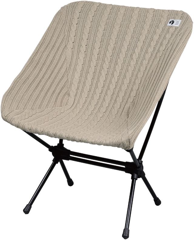 キャプテンスタッグ CAPTAIN STAG アウトドア ザライトチェア用 226 つつむ ニットカバー カーキ  UC1857