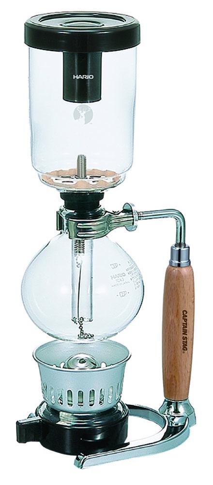 キャプテンスタッグ CAPTAIN STAG アウトドア HARIO×キャプテンスタッグ 珈琲サイフォン  木柄   UW3552