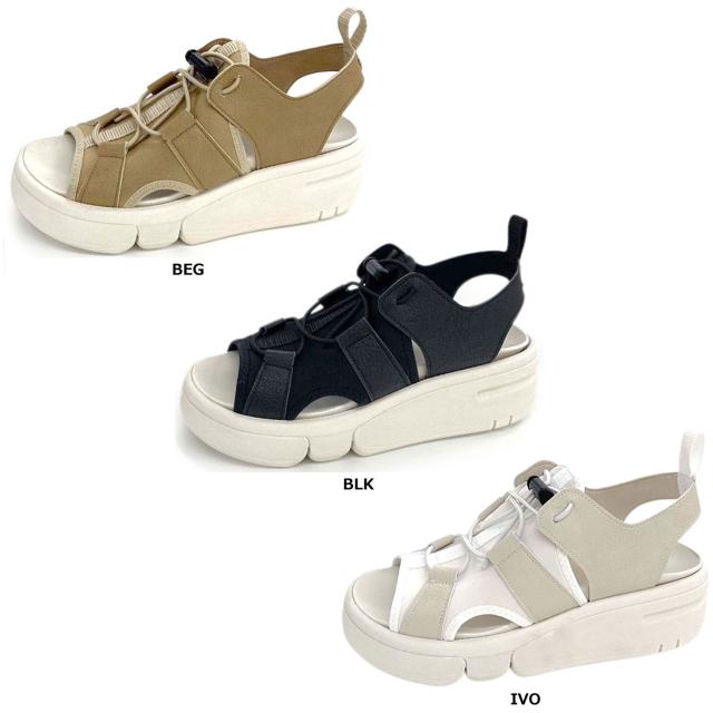 リゲッタ Re:getA RE253 軽量厚底スポーティーサンダル  RE253