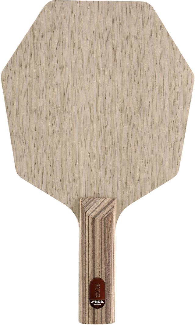 スティガ STIGA 卓球 サイバーシェイプ ピュア STR シェークラケット JTTA 日本卓球協会 公認 ストレート スウィートスポット 7枚合板 多角形 シェークハンド フレア 部活  1602210237