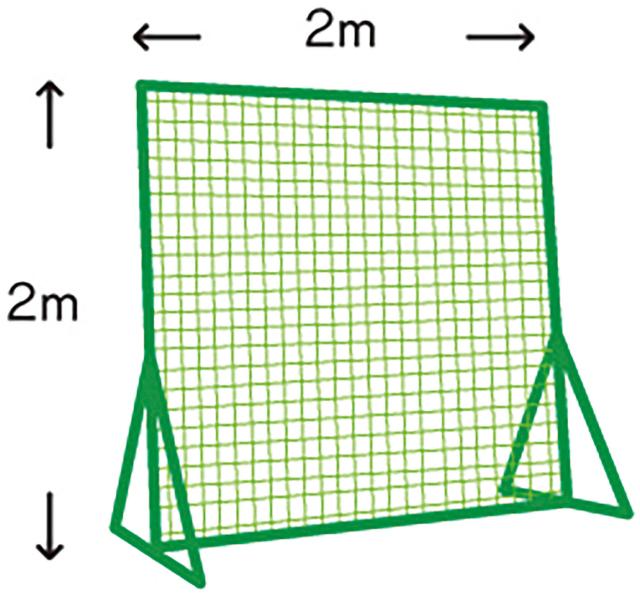 ゼット学校体育 防球フェンス取替用ネット2m×2m 取付ロープ付き 小学校 中学校 高校 グラウンド 野球 ソフトボール 学校体育 部活動 運動場 耐久性 クラブ活動  ZN1500N
