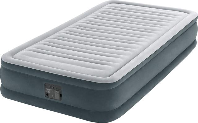 インテックス INTEX アウトドア CP ミッドライズエアーベッド AC ポンプ付き シングル  U67765
