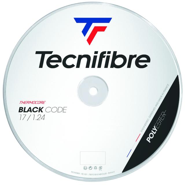 テクニファイバー Tecnifibre テニス BOB200MBLACKCODE1.18 ファイヤー 硬式テニス ストリング ガット 部活 クラブ サークル メンテナンス ラケット 練習 試合 大会 自主練  04RBL124XR