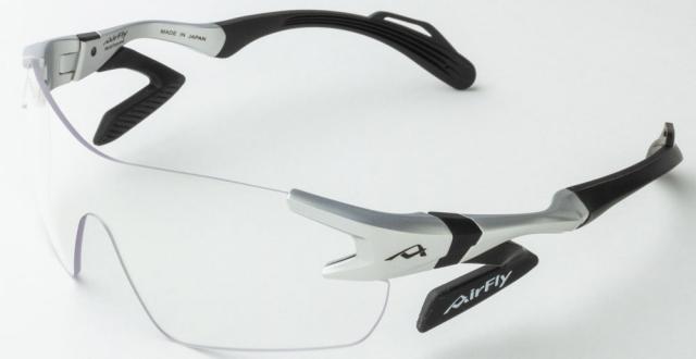 エアフライ Airfly 鼻パッドの無い スポーツサングラス AF-301 C-2T 紫外線防止 軽量 耐久性 長時間着用可能 熱中症対策 調整可能テンプル 調整可能サイドパッド メガネ  AF301C2T