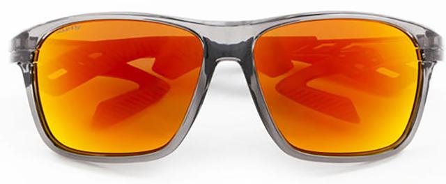 エアフライ Airfly AIRFLYスポーツサングラスAF402アンバーミラーレンズ組込みセット クリアーアッシュ×アンバーミラー 鼻パッド無い UVカット99以上 熱中症対策  AF402C2AM