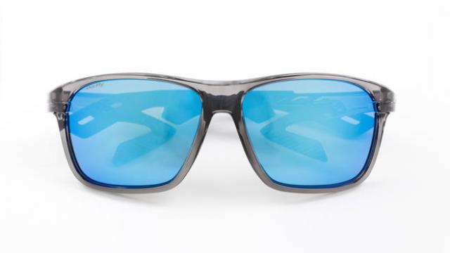 エアフライ Airfly AIRFLYスポーツサングラスAF402ブルーミラーレンズ組込みセット クリアーアッシュ×ブルーミラー 鼻パッド無い 軽量 UVカット99以上 熱中症対策  AF402C2BM