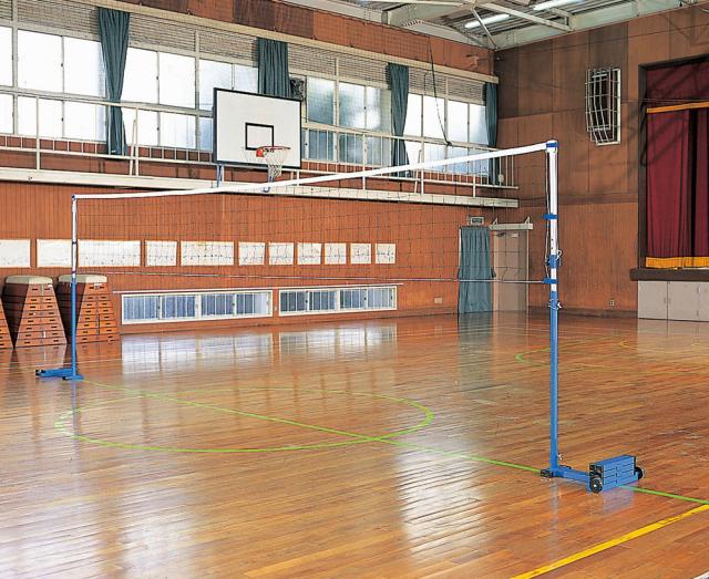 ゼット学校体育 バレーボール  ソフトバレーネット 1張 メンテナンス 交換 修理 部活 クラブ活動 サークル 学校 体育 授業 小学校 中学校 高校 大学 備品 球技大会 体育祭  ZS2002